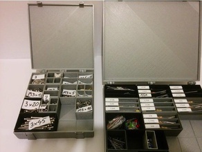 storage-system diy Schrauben-box storage box 3d print model - Mito3D