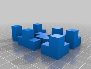 soma cube jouets & jeux cubo 3d print model - Mito3D