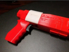 nerf alimentata a batteria, macchina, pistola compatibile giocattoli meccanici luca di macchina megalancio blaster super 3d print model - Mito3D
