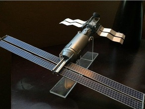 satélite vehículos comunicación los satélites espacio la nave espacial 3d print model - Mito3D