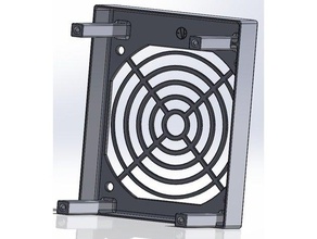 cover 80mm fan mount geeetech gt2560 3d printer parts 3d print model - Mito3D