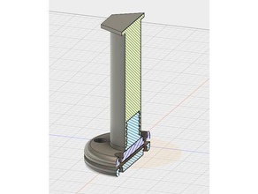 filament spool screw mount 3d printer accessories enclosure holder 3d print model - Mito3D