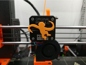 monkey nema extruder motor rotation indicator 3d printer accessories barrel monkeys visualizer 3d print model - Mito3D