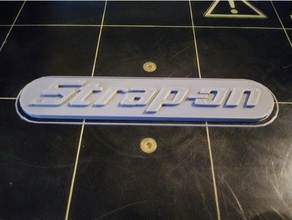 correa-en el cuadro de herramientas logotipo snap-on decoración 3d print model - Mito3D