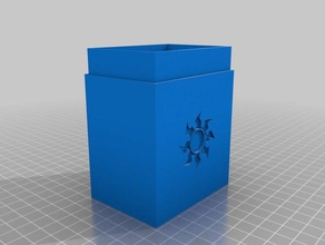 mtg deck-Boxen Spiele box deck final fantasy Gilden von ravnica magic Magie sammeln mtg-box Lob der Sonne 3d print model - Mito3D