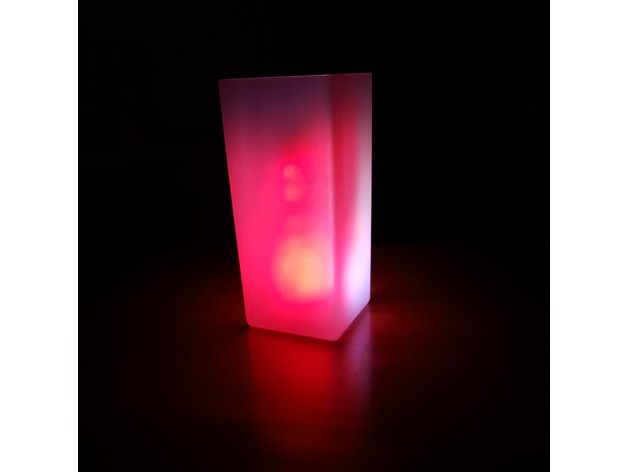 gr n beacon La stampa 3d ikea hack la lampada striscia del led 3D print model - Mito3D