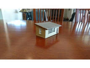 nswgr signal box 21' ho scale buildings & structures ho-scale railway 3d print model - Mito3D