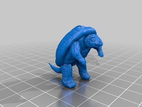 Schildkröte Figur der d&d - 2 Spielzeug & game Zubehör 3d print model - Mito3D