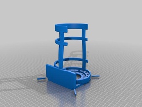 cup holder extention frame work honda ridgeline automotive 3d print model - Mito3D
