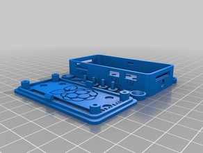 raspberry pi-null-Fall w mountet - Elektronik Fall pi null 3d print model - Mito3D