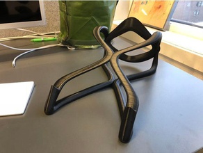 15 inch laptop stand computer 3d print model - Mito3D