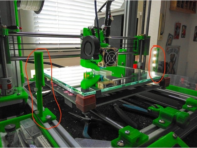 led socket Stampante 3d parti 3D print model - Mito3D