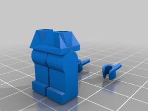 lego legs we docs 3d printing 3d print model - Mito3D