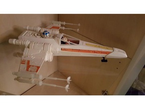 replacement canopy kenner vintage x-wing toy & game accessories 3d print model - Mito3D