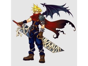 cloud strife buckle 3d printing 3d print model - Mito3D