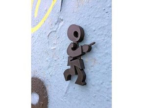 ojk sinais e logotipos graffiti oohdie a argentina arte de rua 3d print model - Mito3D