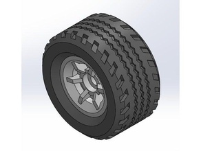 la roue des véhicules 3d print model - Mito3D