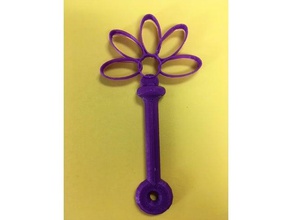 Blase Zauberstab Blume 3d-drucken 3d print model - Mito3D