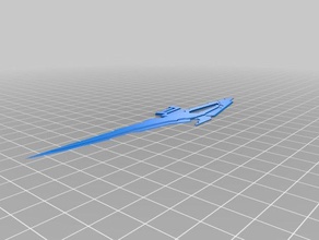 sci-fi gratuito espada modelos longa 3d print model - Mito3D