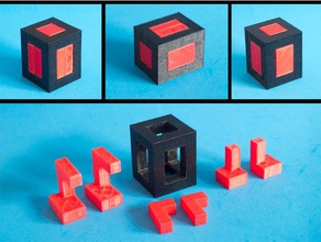 puzzle - triple jumeaux puzzles de rompecabeza rompecabezas jouet les jouets 3d print model - Mito3D