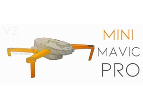 mavic pro v2 - 7 mm motorlar 3d baskı 2018 hava silah fırçalanmış kamera çekirdeksiz dji In drone katlanabilir fram çerçeve uzun mikro mini hayalet artı profi sahne dört quadcopter aralığı tinyhoop oyuncak sürüm 3d print model - Mito3D