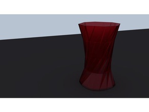 low poly vase décor moderne 3d print model - Mito3D