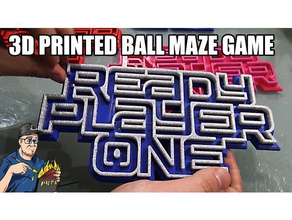 ready player one ball maze game puzzles 3d print model - Mito3D