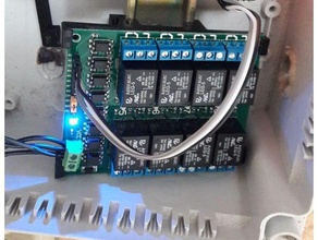 destek carte 8 relais araçlar 3d print model - Mito3D