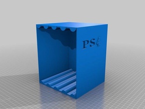 ps4 game storage cube 3d printing 3d print model - Mito3D