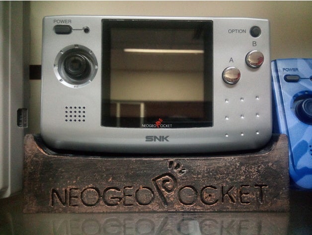neo geo pocket stand video games 3D print model - Mito3D
