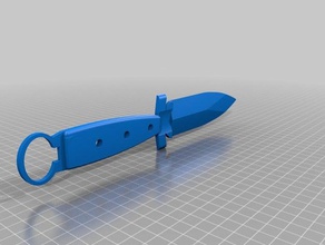 throwing 3d printing knife 3d print model - Mito3D