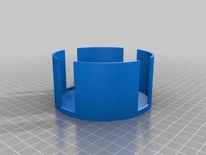cup holder office parts 3d print model - Mito3D