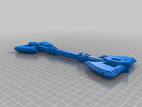 3d slash double headed viking axe 3d print model - Mito3D