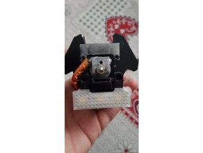 anycubic delta kossel mini plus effector led strip support w o autolevel sensor 3d printer accessories 3d print model - Mito3D