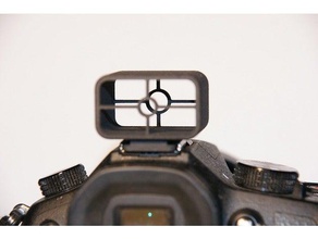 parametric sports sight hot shoe sport & outdoors birding camera freecad hotshoe openscad viewfinder 3d print model - Mito3D