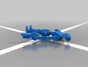 basso stratagemma commando droid clone wars sculture star 3d print model - Mito3D