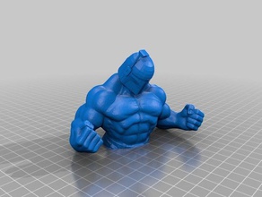 buff boba fett La impresión en 3d hulk el músculo de star wars 3d print model - Mito3D