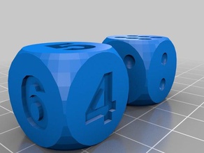dados 3d printing 3d print model - Mito3D