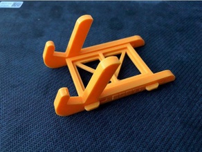 20 min phone desk stand - strong easy mobile fast holder iphone 3d print model - Mito3D
