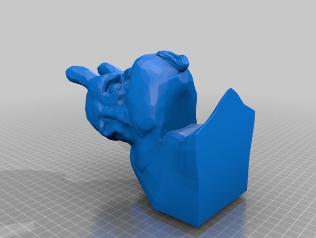 hellboy Büste Skulpturen die 3D print model - Mito3D