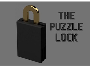 puzzle di blocco i dri chiave serratura 3d print model - Mito3D