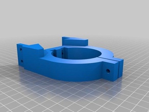 65mm spindle mount 2080 c-beam cnc router ooznest workbee 3d print model - Mito3D