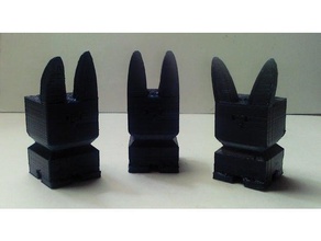 cali Kaninchen - Kalibrierung Tiere der benchmark bunny Kalibrieren die cube test 3d print model - Mito3D