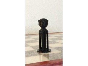 wazzaking chess king piece 3d print model - Mito3D
