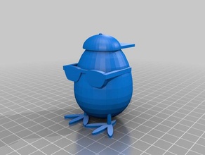 easter egg 3d-drucken 3d print model - Mito3D
