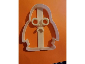 porg cookie cutter kitchen & dining cutters star wars 3d print model - Mito3D