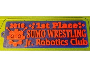 médaille de sumo tournoi L'impression 3d 3d print model - Mito3D