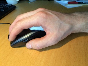 mouse pad kol önlemek el aletleri 3d print model - Mito3D