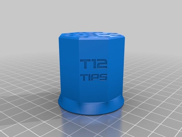 t12 soldering iron tips stand diy aid 3D print model - Mito3D