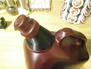 chocolate syrup adapter kitchen & dining hersheys 3d print model - Mito3D